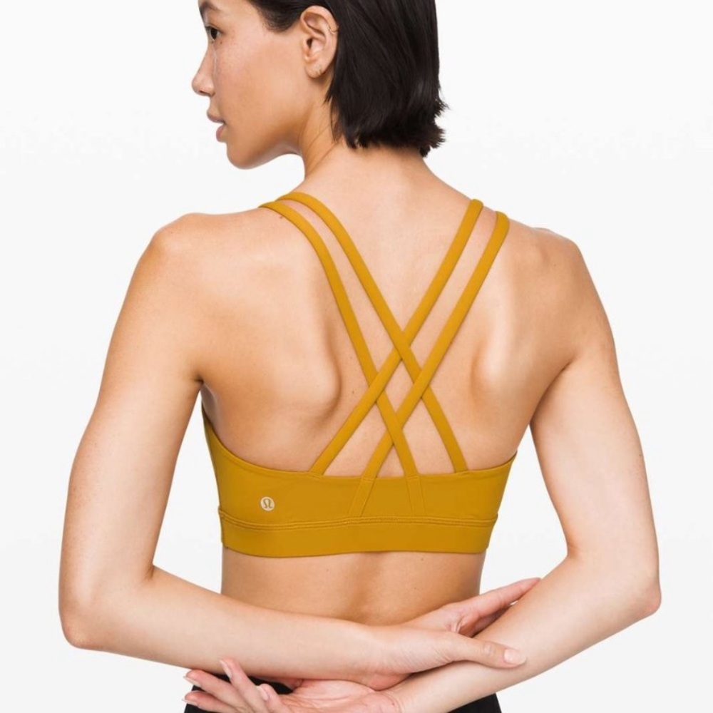 Lululemon Energy Bra Size 6 Fools Gold